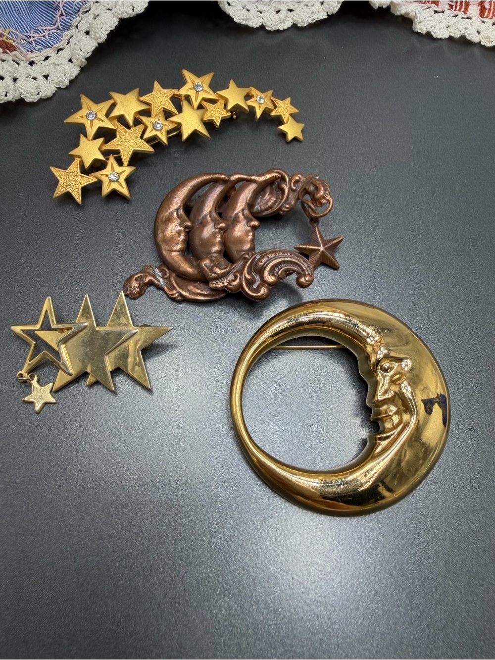 Vintage Celestial Brooches